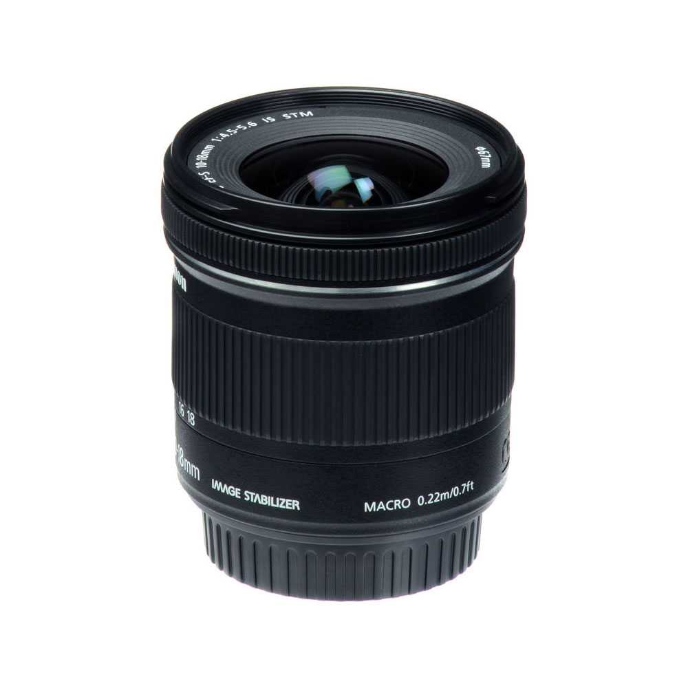 Canon EF-S 10-18mm f/4.5-5.6 IS STM Lens for Canon DSLR Camera
