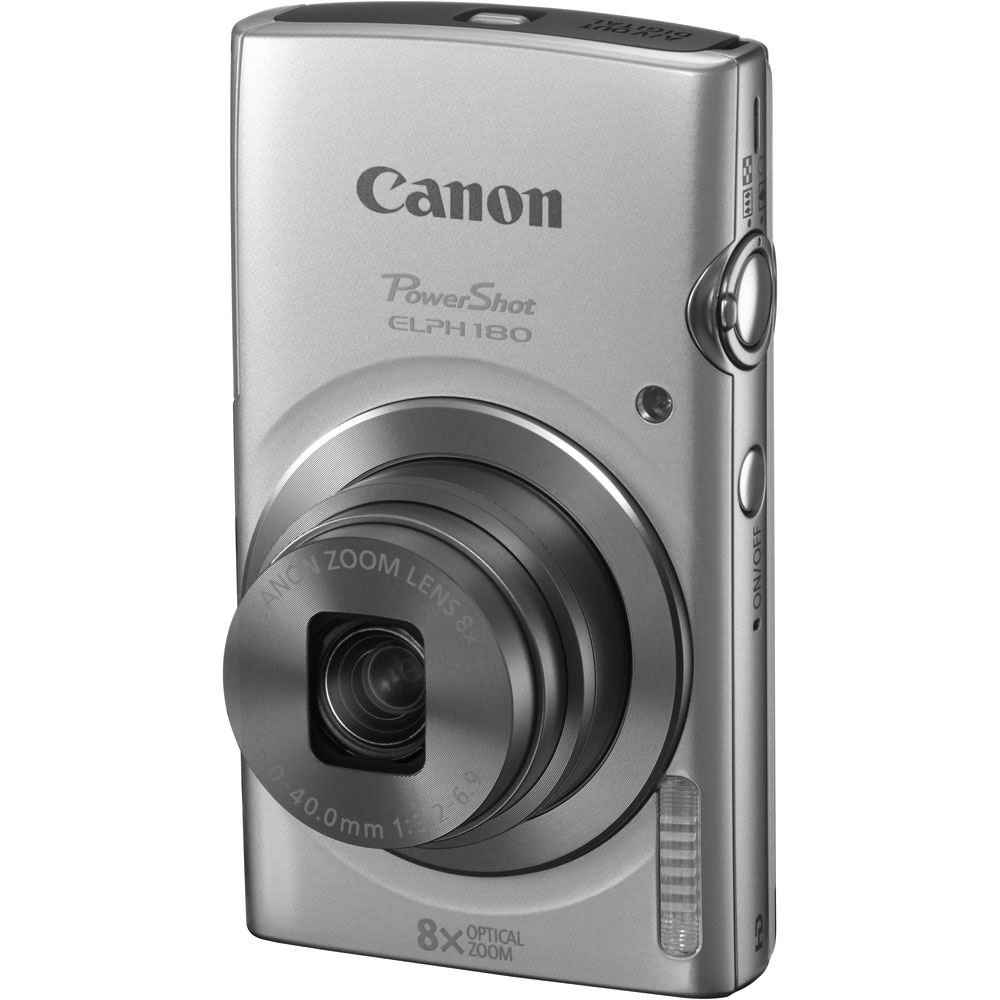 Canon PowerShot ELPH 180 Silver Camera with 20.0 MP CCD Sensor & 8x Optical Zoom 13803269536 eBay
