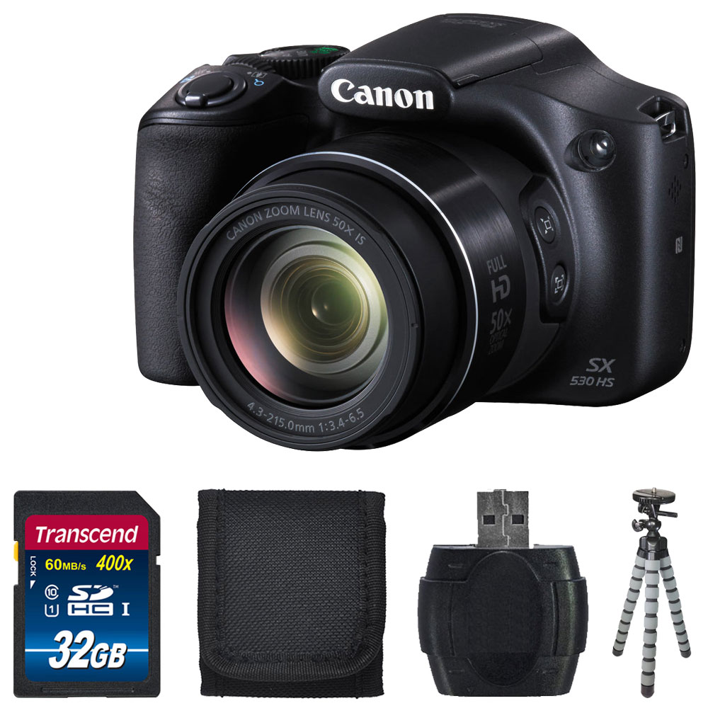 Canon PowerShot SX530 HS Digital Camera 50x Optical Zoom Lens Full HD Video +Kit 13803244793 eBay