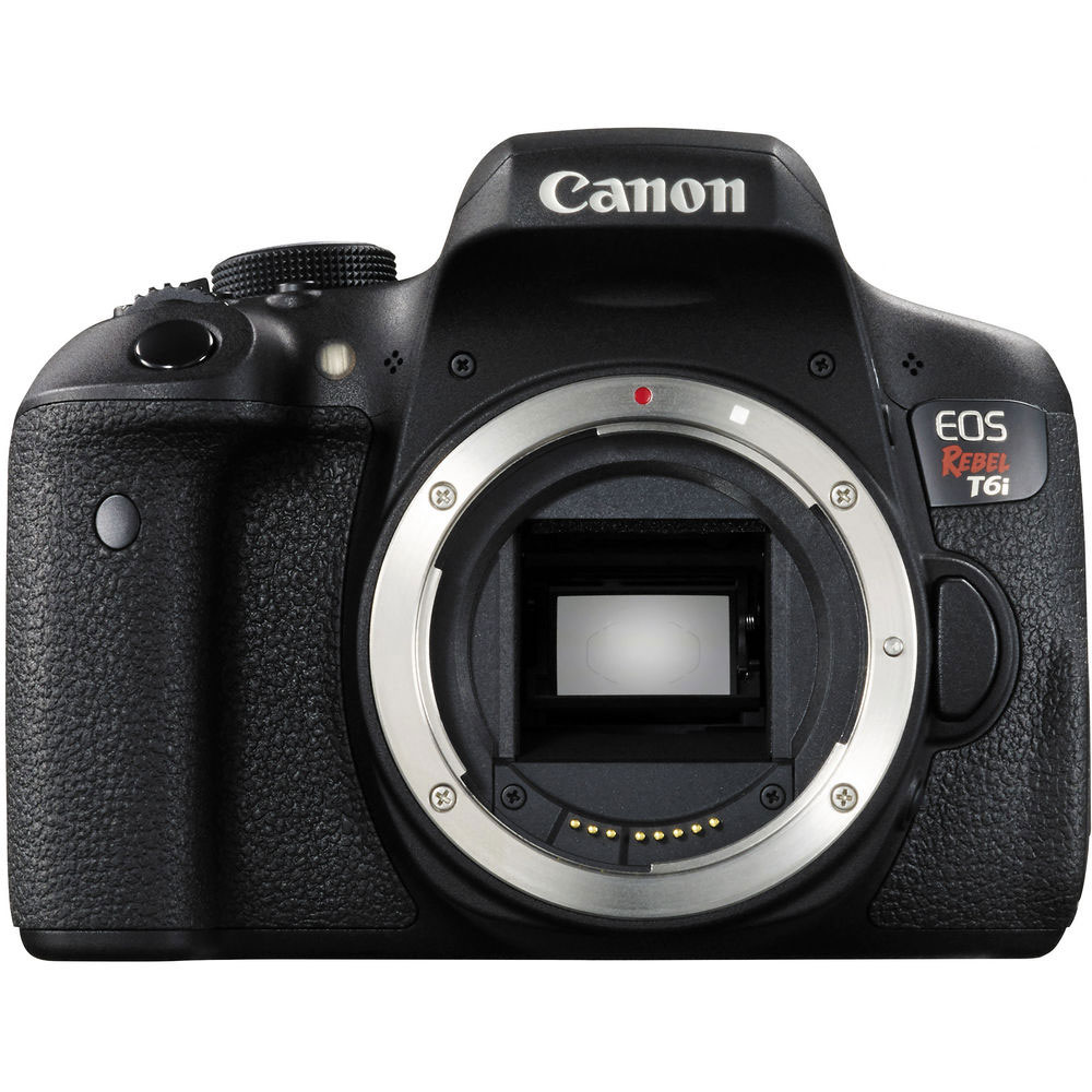 Canon EOS Rebel T6i Digital SLR Camera With Canon 1855mm EFS IS STM