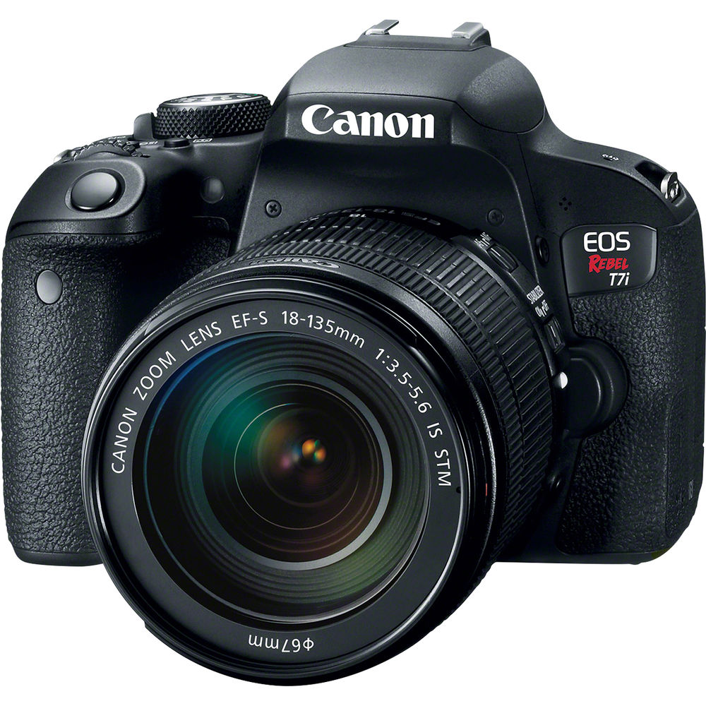 New Canon EOS Rebel T7i 24.2MP Digital SLR Camera with 18-135mm Lens