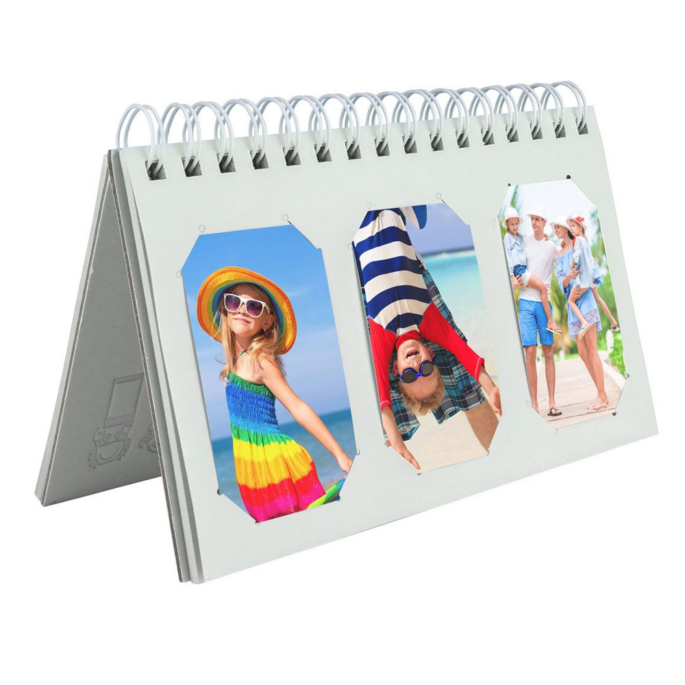 Scrapbooking Album For Fuji Instax Photos Holds 60 Prints White