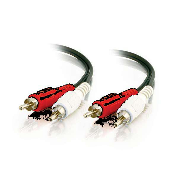  2 RCA Male to 2 RCA Male Stereo Audio Cable