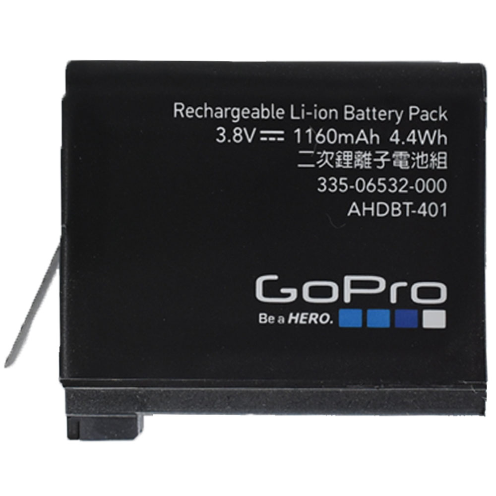 GoPro Genuine Original Rechargeable Battery for HERO4 Black and Silver