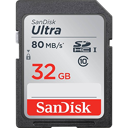 Sandisk Ultra SDHC 32GB 80MB/S Class 10 Flash Memory Card (SDSDUNC-032G-AN6IN)