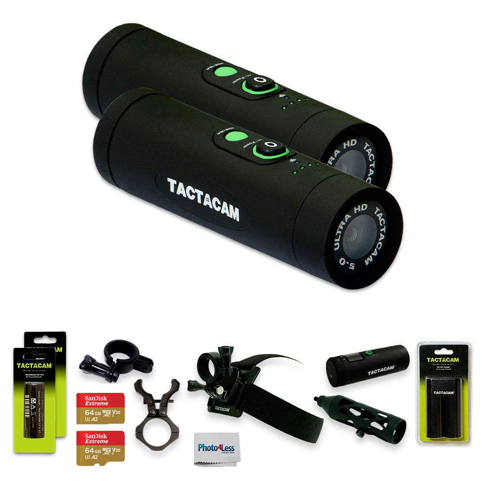 Tactacam Pro Pack Package For 5.0 Bow & 5.0 Wide Action Camera ...